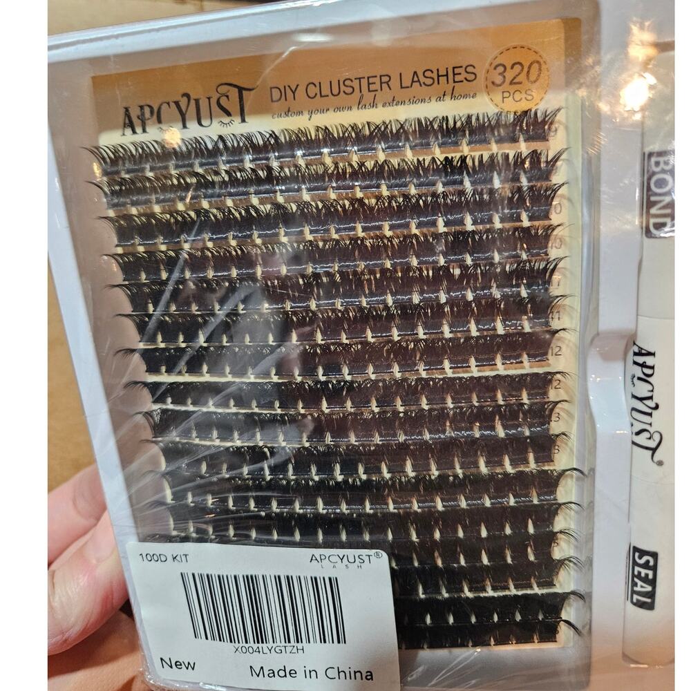Apcyust DIY Lash Clusters Kit ~ 320 PCS ~ Bond & Seal Adhesive ~ Applicator Tool - Picture 3 of 4